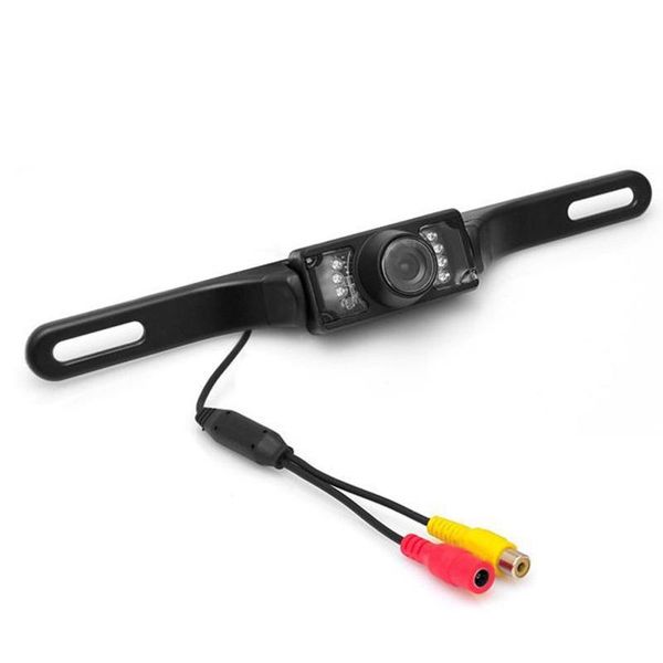 

car rear view cameras& parking sensors 8led hd camera ccd infrared wide degree video night auto backup monitor waterproof vision reversing