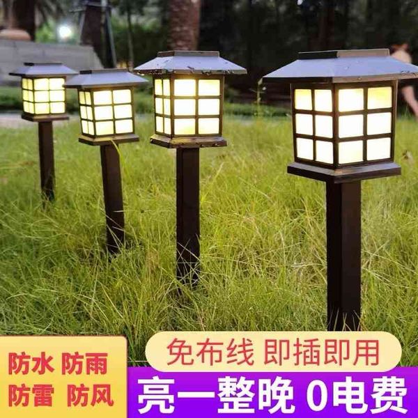 

solar lawn garden yard small night lamp, outdoor decorative street lamp