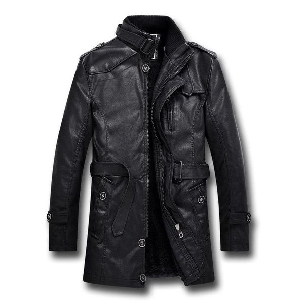 

men's jackets mrmt 2021 jacket long midi collar overdress for male outer clothing garb, Black;brown