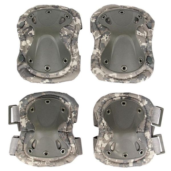 

knee pads and elbow outdoor sport working hunting skating safety &, Black;gray