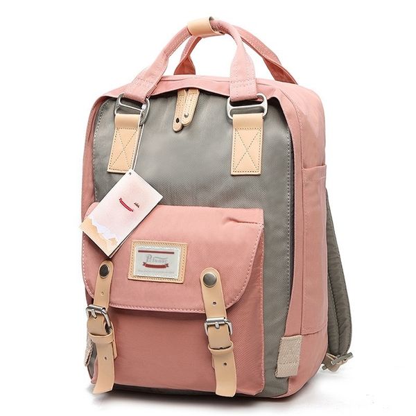 

fashion women backpack large capacity waterproof rucksack for teen girls school bag cute student bookbag travel mochila 211203