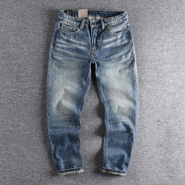 

men's jeans 2021 arrival slim straight versatile autumn pants handsome wear boy trouser 420, Blue