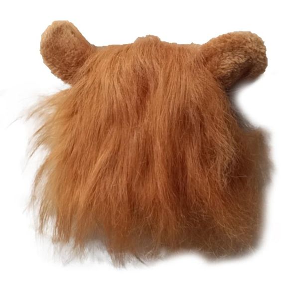 

cat costumes pet dog emulation lion hair mane ears head cap autumn winter dress up costume muffler scarf