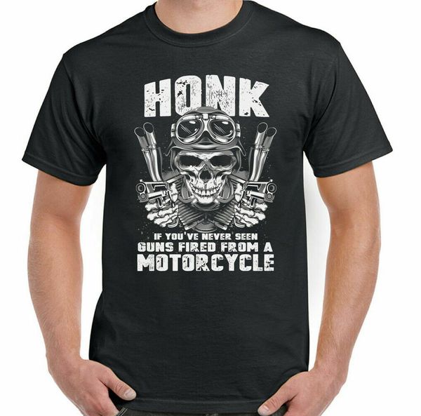 

biker horn mens funny motorcycle bike skull indian chopper, White;black