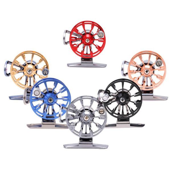 

full metal ultra-light former ice fishing reels wheel reel aluminum baitcasting