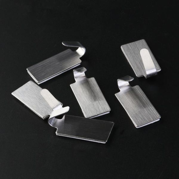 

hooks & rails nuolux 12pcs adhesive stainless steel towel racks wall for kitchen bathroom