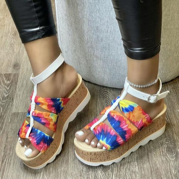 

sandals women shoes thick bottom round toe sports wind candy colors ladies casual fashion female summer 2021 plus size, Black