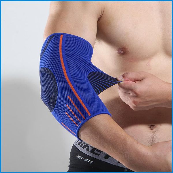 

pcs elastic elbow support fitness exercise outdoor breathable and comfortable arthritis bandage protection & knee pads, Black;gray