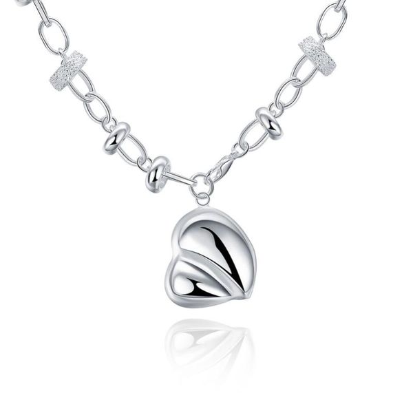 

chains c873 silver necklace heart rings women's crown zircon jewelry engagement party wholesale