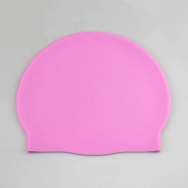 

silicone swimming cap increase thicker waterproof high elastic ladies long hair caps