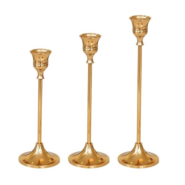 

candle holders taper gold table decorative candlestick holder for wedding dinnin y8ab