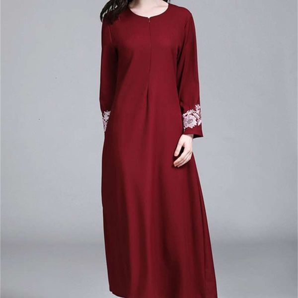 

offer dresses special casual muslim large arabian women's robe 093#, Black;gray