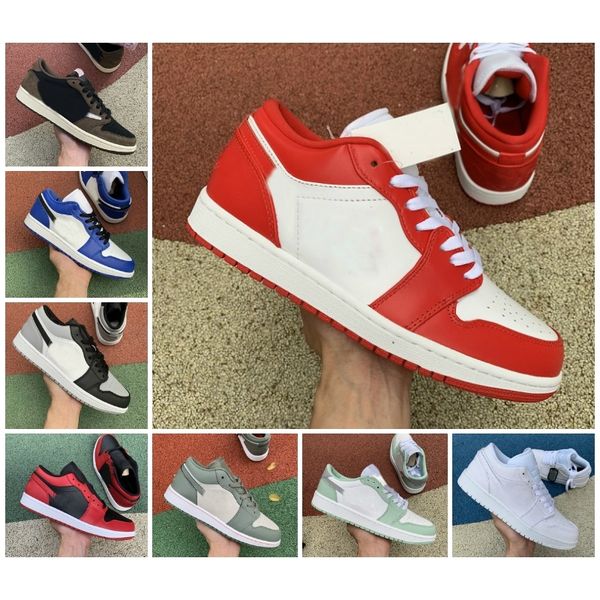 

mens 1 low basketball shoes 1s unc white chicago gym red game royal black toe jogging shoe court purple reverse bred trainers sports
