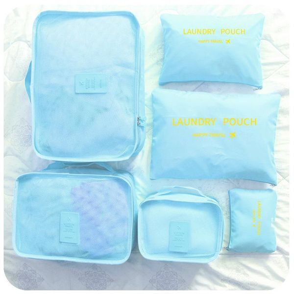 

storage bags 7 piece set clothes case travel bag luggage organizer