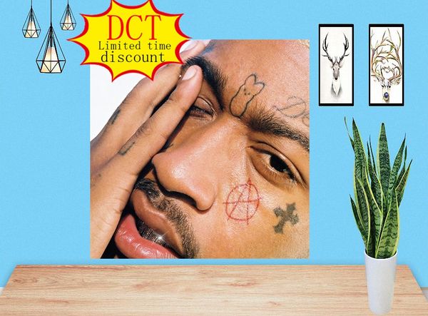 

bad for you lil tracy album poster rap music cover silk art print