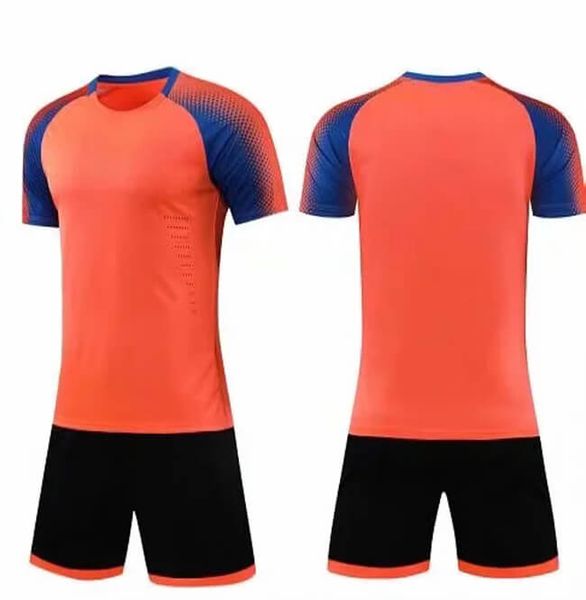 

mens kids kits custom soccer jerseys shorts diy name number logo sponsor for team players uniforms boys orange sports training sets