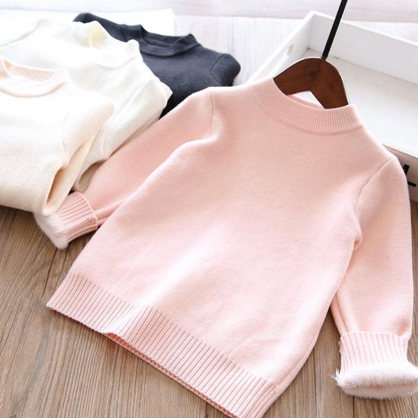 

pullover girl velvet sweater children's clothing wholesale winter 2021, Blue