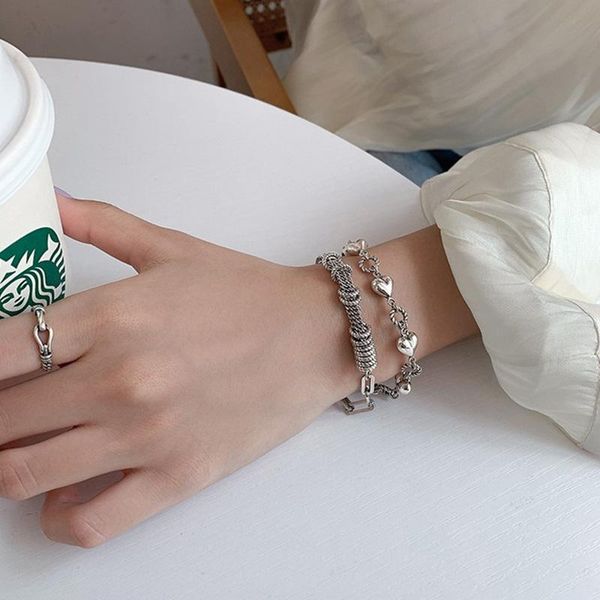 

fashion vintage men's and women's couple bracelet jewelry gifts charm bracelets, Golden;silver