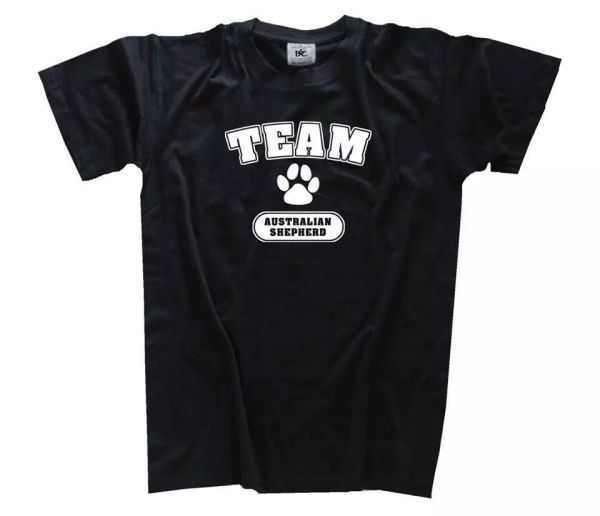 

team berger australien t-shirt tailles s-xxxl, White;black