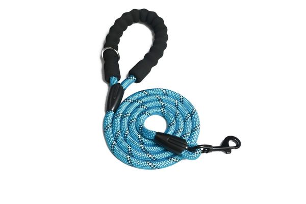 

nylon reflective dog leash durable with o ring comfortable handle collars & leashes