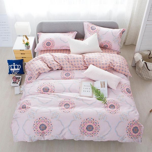 

bedding sets 2021 100% cotton  size set soft bedclothes luxury duvet/quilt cover bed linen sheet pieces 4