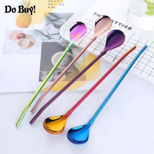 

drinking straws 1 pcs long straw reusable metal stainless steel colorful straight party bar accessory