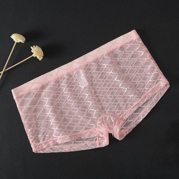 

underpants men's underwear breathable mesh gay panties fashion sissy jockstrap boxer lingerie soft male briefs erotic, Black;white