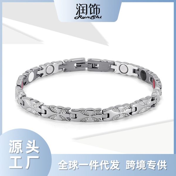 

embellishment not inlaid four element electroplating bracelet, Black