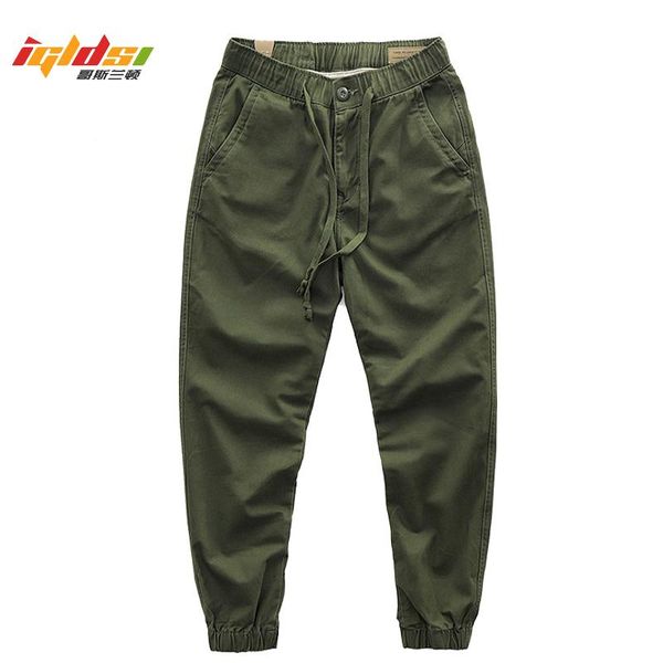 

men's pants elastic waist harem solid joggers casual japanese streetwear cargo male hip hop fashion baggy long trousers, Black
