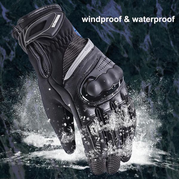 

cycling gloves 2021 man women adults winter warmproof waterproof motorcycle golves mtb, Black