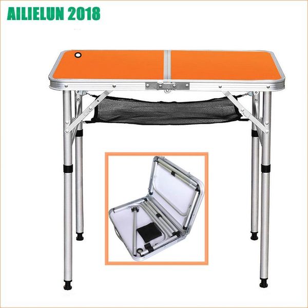 

folding camping table tourist portable foldable picnic tables for outdoor indoor kitchen garden, 2 height 25"/60 camp furniture