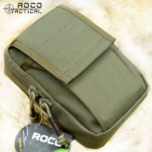 

stuff sacks rocotactical tactical phone pouch, molle waist utility bag