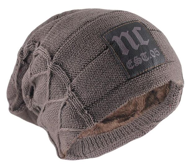 

winter men warm beanies skullies fashion letter knitted women hat outdoor colorful casual bone brand soft wool gorras gc651, Blue;gray