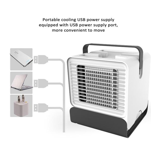 

portable air cooler fan mini usb conditioner deskcooling humidifier purifier for office bedroom other home decor