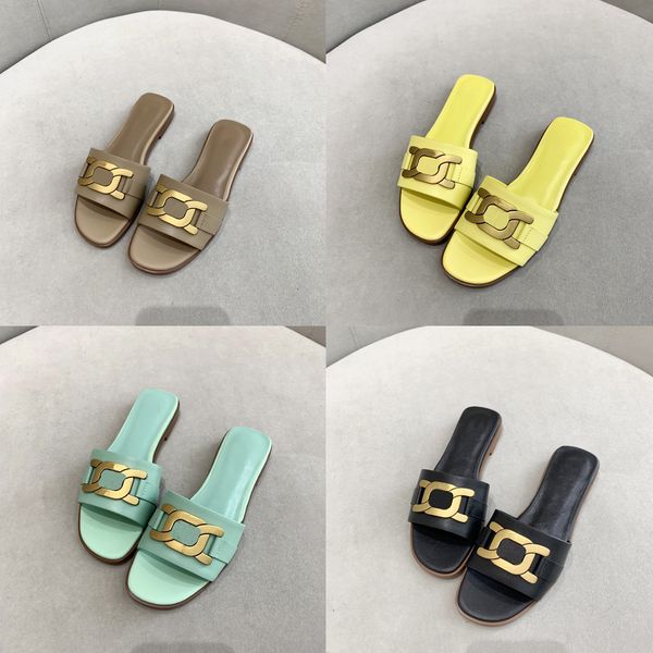 

2021 paris women luxurys designers sandals slippers fashion summer girls beach womens sandal slides flip flops loafers embroidered shoes lar, Black