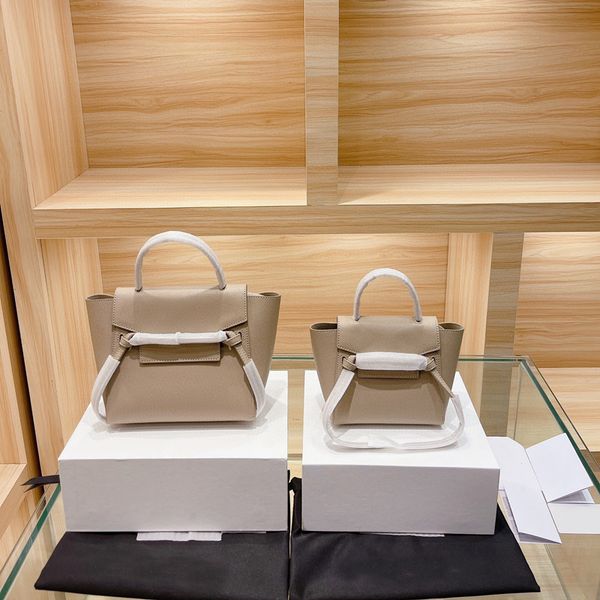 

7a+totes celin brand tote bag women shoulder bags genuine calfskin handbags luxury designers belt pico handbag full package with box