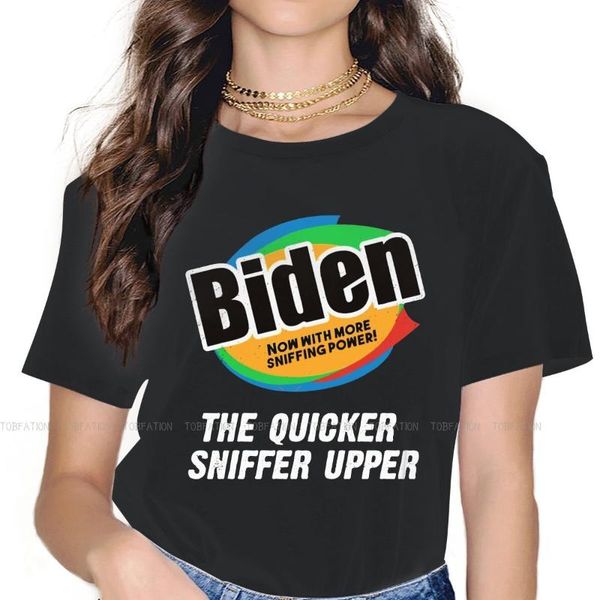 T-shirt da donna Biden Now With More Sniffing Power 5XL TShirt per ragazza Carenza di gas Prezzo aumentato Design Regalo Abbigliamento T-shirt Roba