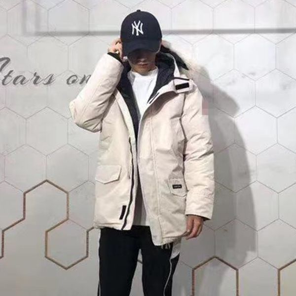 

co signed the same warm work clothes parker big 13 expedition men's and women's down jacket ad5w, Black