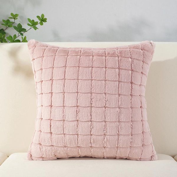 

cushion/decorative pillow fur pillowcase sofa cushion living room office decoration bedside backrest 3d more visual impact