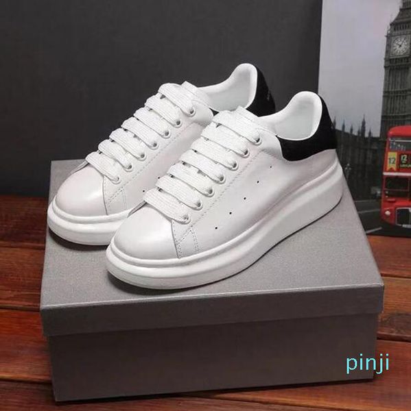 

designer men platform sneakers matte leather handmade casual shoes chaussures woman shoe grey velvet scarpe comfort flats, Black