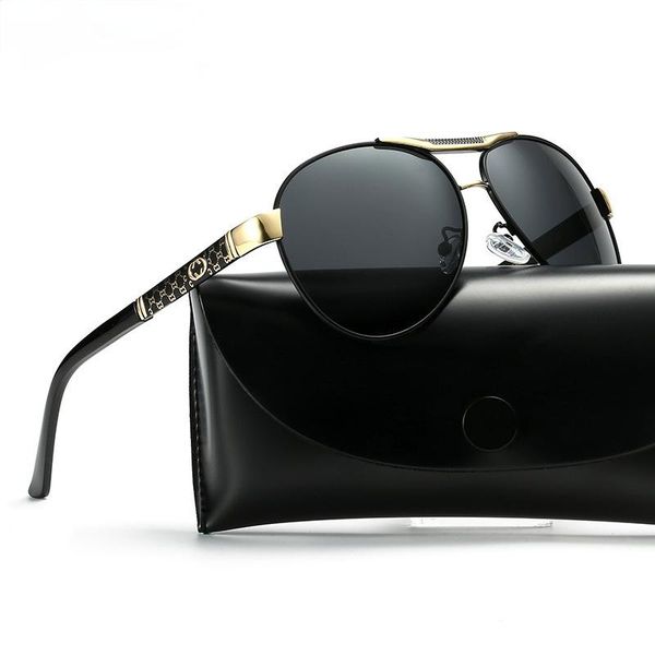 

sunglasses gcv men's polarized vintage classic 2021 fashion for men ouedoor sun protection decorative driving glasses, White;black