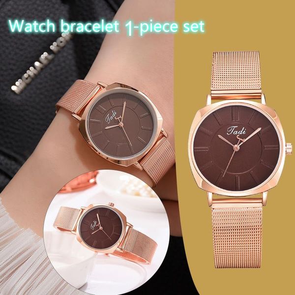 

wristwatches zegarek damski fashion ladies watch casual exquisite luxury quartz female clock relogio feminino montre femme, Slivery;brown