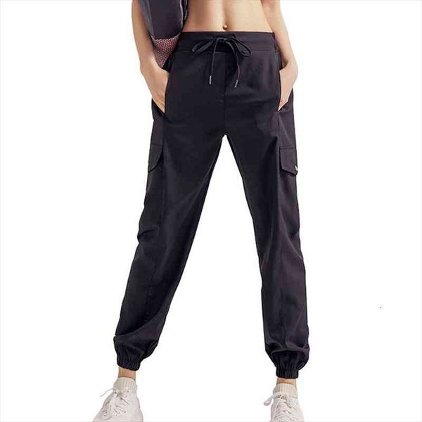 

womens cargo pants casual harem tactical military trousers multi pockets joggers streetwear womens summer thin loose fit pants, Black;white