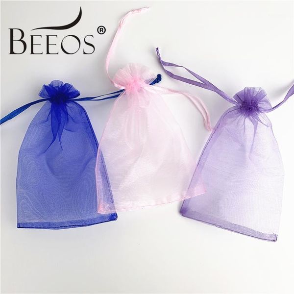 

organza bags eyelashes packaging wedding gift jewelry for make up women whosesale organza1