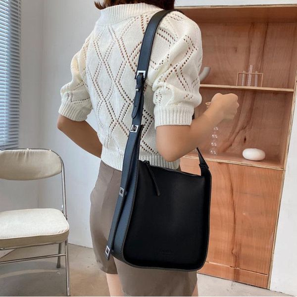 

leather woman shoulder bags fashion brand handbags women bucket designer messenger bag mujer bolsas
