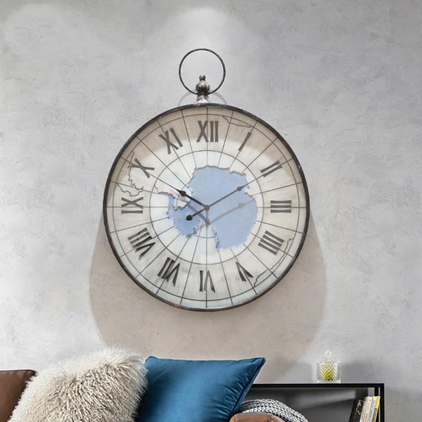

wall clocks large mediterranean style wrought iron clock fashion decoration modern creative home