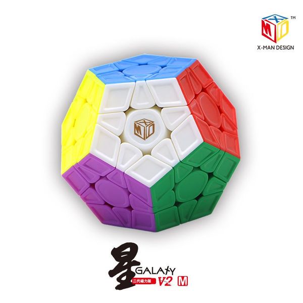

Mofangge X-Man Galaxy V2 M Magnetic Megaminx Speed Cube 3x3 Magic Cube 12 sides Puzzle Cube Dodecahedron Cubo Magico