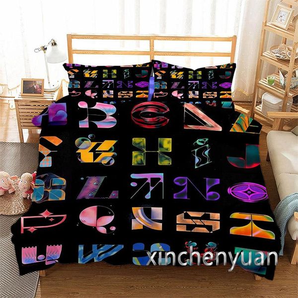 

bedding sets geometric patterns 3d printed duvet cover set twin full  king size bed linens bedclothes for young k73