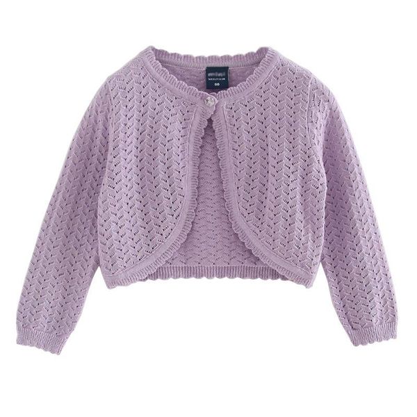 

pullover baby girls knitted thin cardigan sweater coat cotton kids spring clothes casual long sleeve solid children outerwear 12m-6y, Blue