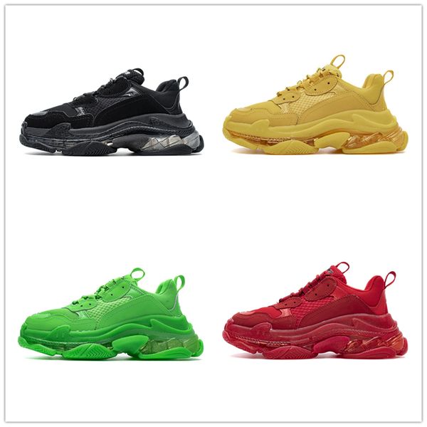 

r pantshoes shoes luxury women men shoes the hacker project triple s sneakers 100 rhyton sneaker trainers multicolor casual shoe a1, Black